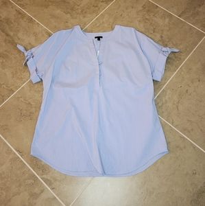 Large Blue Women's Talbots Blouse (NWT)